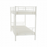 Emeletes ágy fehér fém, szétszedhető JAMILA