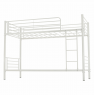 Emeletes ágy fehér fém, szétszedhető JAMILA