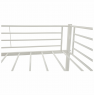 Emeletes ágy fehér fém, szétszedhető JAMILA