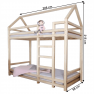 Emeletes házikó ágy FREYA