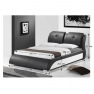 Textilbőr franciaágy TORENZO