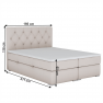 Boxspring franciaágy ESHLY Boxspring franciaágy ESHLY