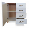 Egy ajtós négy fiókos komód BILLUS