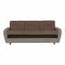 3-ülés ágyfunkcióval, barna, MILO 3-Ülés