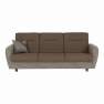 3-ülés ágyfunkcióval, barna, MILO 3-Ülés