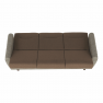 3-ülés ágyfunkcióval, barna, MILO 3-Ülés