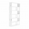 Könyvespolc, fehér, ALIS