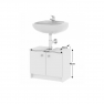 Mosdó alatti szekrény, fehér, GALENA SI02