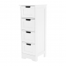 4-fiókos komód, fehér, ATENE TYP 7