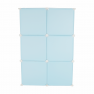 Gyerek szekrény, kék/gyerek minta, EDRIN Gyerek szekrény, kék/gyerek minta, EDRIN
