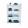 Gyerek szekrény, kék/gyerek minta, EDRIN Gyerek szekrény, kék/gyerek minta, EDRIN