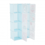 Gyerek szekrény, kék/gyerek minta, FRIN Gyerek szekrény, kék/gyerek minta, FRIN
