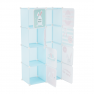 Gyerek szekrény, kék/gyerek minta, FRIN Gyerek szekrény, kék/gyerek minta, FRIN