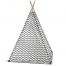 Gyereksátor-teepee, szürke/fehér/minta, ETENT