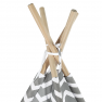 Gyereksátor-teepee, szürke/fehér/minta, ETENT