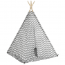 Gyereksátor-teepee, szürke/fehér/minta, ETENT