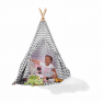 Gyereksátor-teepee, szürke/fehér/minta, ETENT
