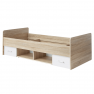 Ágy fiókokkal, sonoma tölgyfa/fehér, EMIO 04 TÍPUS Ágy fiókokkal, sonoma tölgyfa/fehér, EMIO 04 TÍPUS