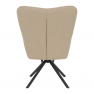 Dizájnos forgószék, bézs/fekete, KOMODO