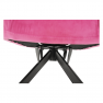 Dizájnos forgószék, rózsaszín színű Velvet anyag/fekete, KOMODO Dizájnos forgószék, rózsaszín színű Velvet anyag/fekete, KOMODO