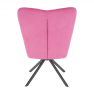 Dizájnos forgószék, rózsaszín színű Velvet anyag/fekete, KOMODO Dizájnos forgószék, rózsaszín színű Velvet anyag/fekete, KOMODO
