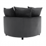 Kerek fotel, Velvet szövet szürke, SALOTO