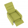Relaxáló fotel, zöld, TURNER
