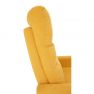 Relaxáló fotel, sárga, TURNER