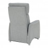 Állítható fotel, szürke szövet, FOREST