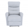 Pihenőfotel, szövet világosszürke, SILAS