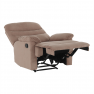 Állítható masszázs  fotel, szürke-bézs Taupe, LAMBERT