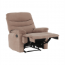 Állítható masszázs  fotel, szürke-bézs Taupe, LAMBERT