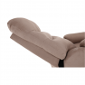Állítható masszázs  fotel, szürke-bézs Taupe, LAMBERT