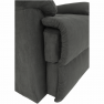 Állítható masszázs fotel, szürke bársony anyag, LAMBERT