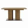 Étkezőasztal, tölgy craft arany/grafit szürke, 155-204x86 cm, FIDEL Étkezőasztal, tölgy craft arany/grafit szürke, 155-204x86 cm, FIDEL