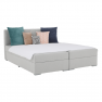 Boxspring típusú ágy 160x200, világosszürke, FERATA KOMFORT Boxspring típusú ágy 160x200, világosszürke, FERATA KOMFORT