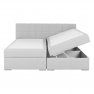 Boxspring típusú ágy 160x200, világosszürke, FERATA KOMFORT Boxspring típusú ágy 160x200, világosszürke, FERATA KOMFORT