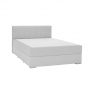 Boxspring típusú ágy 120x200, világosszürke, FERATA KOMFORT