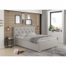 Boxspring ágy 160x200, szürkésbarna Taupe, MORINA Boxspring ágy 160x200, szürkésbarna Taupe, MORINA