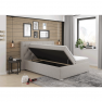 Boxspring ágy 180x200, szürkésbarna Taupe, MORINA