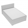 Boxspring típusú ágy 140x200, világosszürke, FERATA KOMFORT