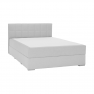 Boxspring típusú ágy 140x200, világosszürke, FERATA KOMFORT