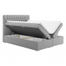 Ágy boxspring, világosszürke, 180x200 , FONDA