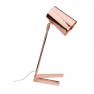 Asztali lámpa, fém/rose gold, FABEL