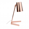 Asztali lámpa, fém/rose gold, FABEL
