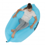 Felfújható babzsák/lazy bag, kék, LEBAG