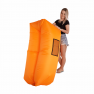 Felfújható babzsák/lazy bag, narancssárga, LEBAG