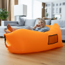 Felfújható babzsák/lazy bag, narancssárga, LEBAG