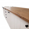 alsószekrény D40, balos, fehér/sosna andersen, PROVANCE