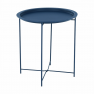 Kisasztal levehető tálcával, sötétkék, RENDER